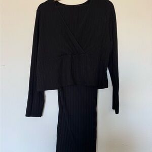 No Boundaries Black Pajama Set -xxxl (21) soft and comfortable